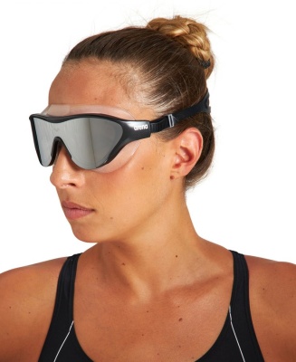 Очки для плавания ARENA THE ONE MASK MIRROR 004308 102 silver-black-black в магазине Спорт - Пермь