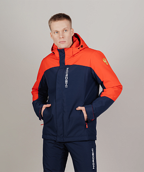 Утепленная куртка NORDSKI Mount 2.0 Dark Blue/Red NSM834710 в Магазине Спорт - Пермь