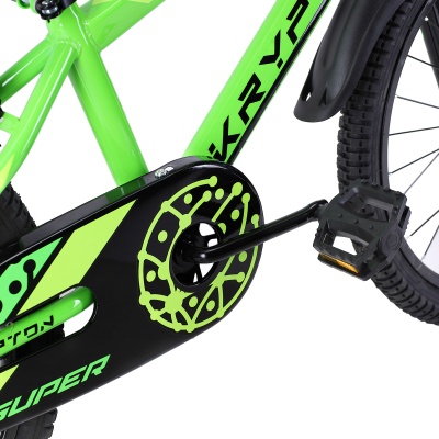Велосипед Krypton Super KS01GY, 20", 1 скорость, желто-зеленый в Магазине Спорт - Пермь