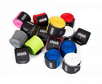 Бинты Clinch Boxing Hand Wrap Power Flex С239, 2,55м, цвета в ассортименте в магазине Спорт - Пермь