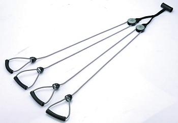 Эспандер многофункциональный PRO SUPRA, 4 жгута, 109A в Магазине Спорт - Пермь