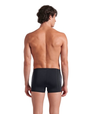 Мужские шорты Arena MONOGRAM SWIM SHORT, 009115 550, black-dark sage multi в магазине Спорт - Пермь