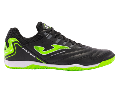 Бутсы футзальные JOMA MAXIMA 24 INDOOR MAXS2401IN, цвет черный/зеленый