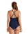 Купальник женский Arena ISABEL LIGHT CROSS BACK 4713 780, navy-bright blue в магазине Спорт - Пермь