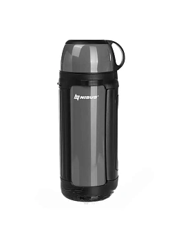 Термос Nisus 1700мл N-TM-042-G крышка-кружка доп чашка,ремень
