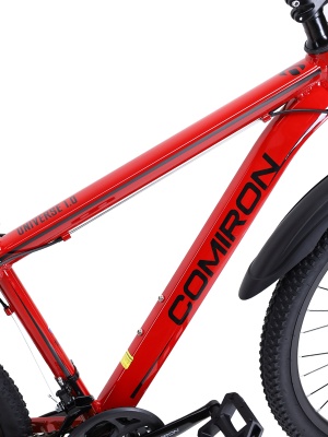 Велосипед COMIRON UNIVERSE 26", 21 скорость (рама 19), красно-черный в Магазине Спорт - Пермь