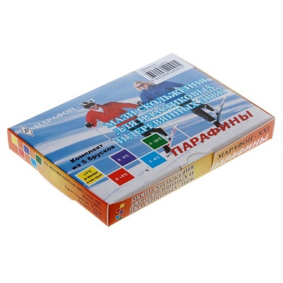 Парафины МАРАФОН-XXI ПК5, (+1 до -25С), 5 брусков в магазине Спорт - Пермь