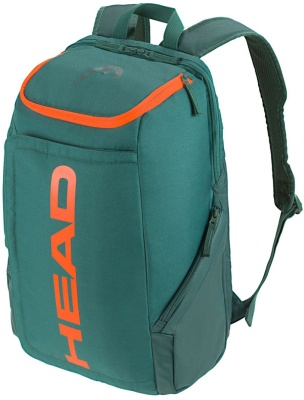 Рюкзак HEAD PRO BACKPACK 260233, цвет: зеленый/темно-оранжевый