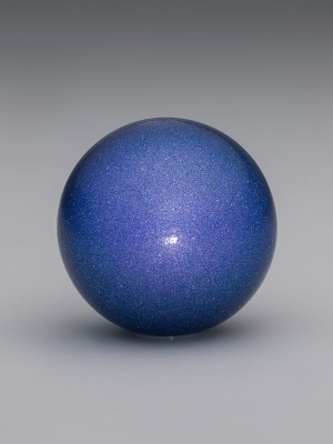 Мяч для художественной гимнастики SOLO BHML-10, 17см, "Голубая лагуна"