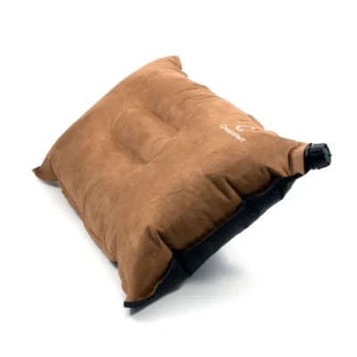 Подушка самонадувающаяся СЛЕДОПЫТ, 46x30x8 cм, премиум, коричневый