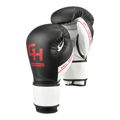 Перчатки боксерские Green Hill Element MF IF CNBGMS-995 Чёрно-белые в магазине Спорт - Пермь