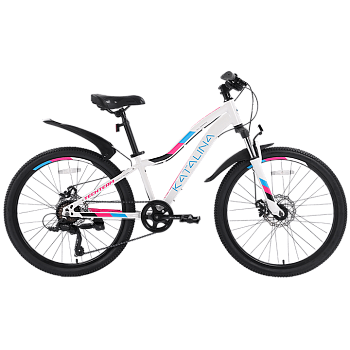 Велосипед TechTeam Katalina, 24" x13", белый