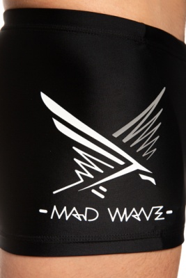 Мужские плавки-шорты Mad Wave Stalker Anti-Chlor K0, M0224 14 K0W, Black в магазине Спорт - Пермь