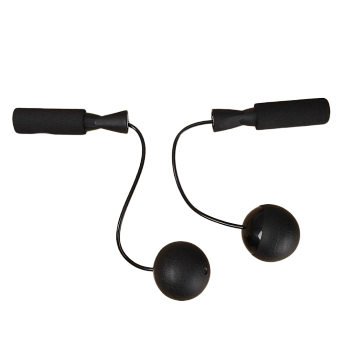 Скакалка Woohooo Insense WIN-6,5BL, мяч 6,5см, длина 42 см, черная в Магазине Спорт - Пермь