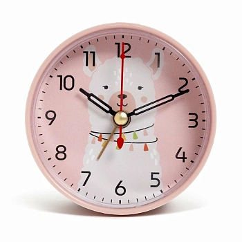 Будильник B7-033 кварц розовые "Альпака" в магазине Спорт - Пермь