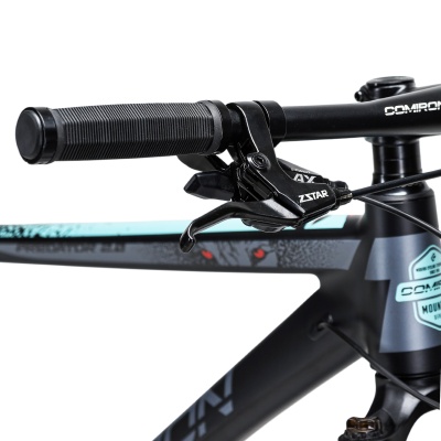 Велосипед COMIRON PREDATOR, 27,5", 11 скоростей, (17 рама), черный неон в Магазине Спорт - Пермь