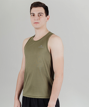Майка беговая мужская NORDSKI Run Olive (NSM429425)