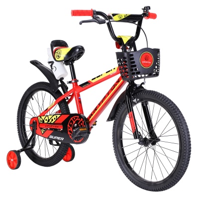 Велосипед Krypton Super KS01RY, 20", 1 скорость, цвет красный/желтый в Магазине Спорт - Пермь