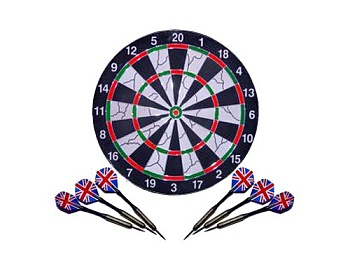 Набор для игры в дартс двухсторонний Sprinter 45см (09093) 18" 6 дротиков