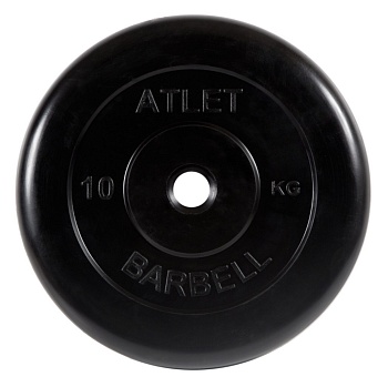 Диск обрезиненный MB Barbell "Стандарт", d=26мм, вес 10 кг в Магазине Спорт - Пермь