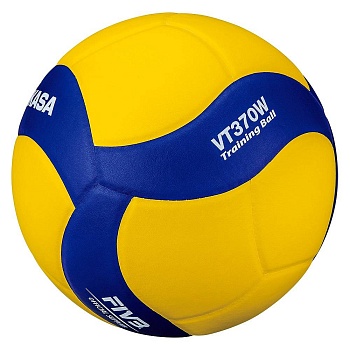 Мяч волейбольный Mikasa VT370W утяжеленный, синтетическая кожа, размер 5