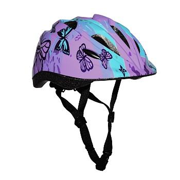 Шлем детский RGX с регулировкой размера (50-57),Butterfly, фиолетовый