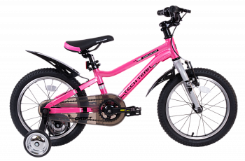 Велосипед TechTeam Drift, 16", алюминиевая рама, розовый