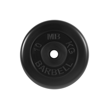 Диск обрезиненный MB Barbell "Стандарт", d=31 мм, вес 10 кг в Магазине Спорт - Пермь