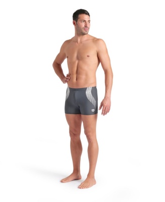 Мужские плавки-шорты Arena OPENINGS SWIM SHORT, 008064 501, asphalt-white в магазине Спорт - Пермь