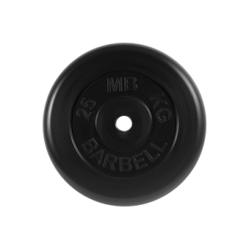 Диск обрезиненный MB Barbell "Стандарт", d=31 мм, вес 25 кг в Магазине Спорт - Пермь