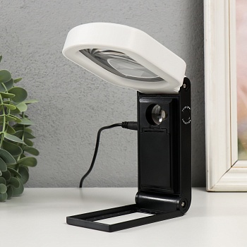 Лупа-лампа для творчества *10*25,  линзы d-1 и 12,5см, арт. 9937155