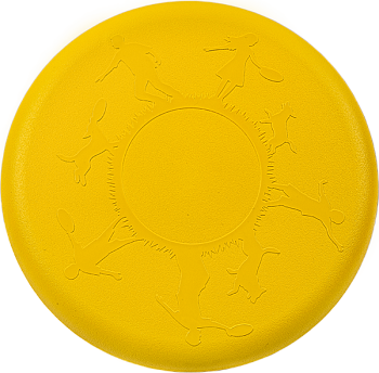 Летающая тарелка - фрисби "Fortius", жёлтая