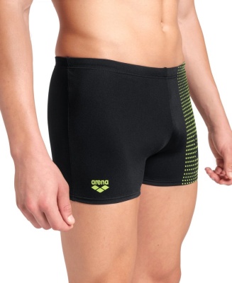 Мужские плавки- шорты Arena FOGGY DOTS SWIM SHORT, 008483 506, black-artic lime в магазине Спорт - Пермь