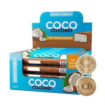 BOMBBAR SNAQ FABRIQ COCO батончик, 40гр в магазине Спорт - Пермь