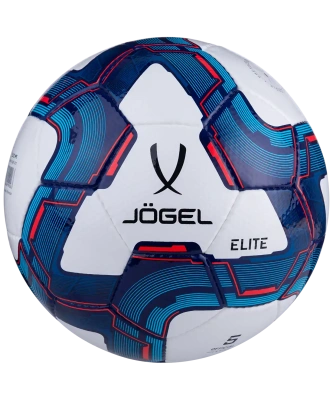 Мяч футбольный Jogel Elite, размер 5, белый/синий/красный УТ-00016942