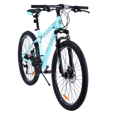 Велосипед COMIRON  FLAME 26", 21 скорость (рама 17), голубой в Магазине Спорт - Пермь