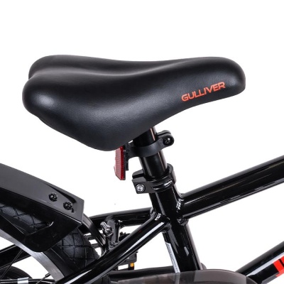 Велосипед TechTeam Gulliver, 16", алюминиевая рама, черный в Магазине Спорт - Пермь