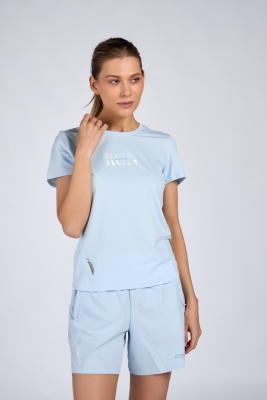 Футболка женская ANTA RUNNING, артикул 862415105-1,  голубая
