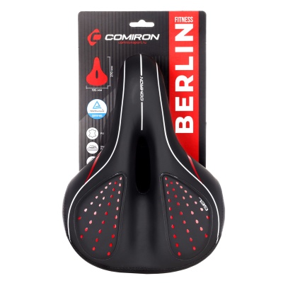 Седло велосипедное COMIRON BERLIN FITNESS C014, 270x195мм в Магазине Спорт - Пермь