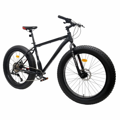 Велосипед фэт-байк COMIRON CHUBBY, 26"x4", 10 скоростей, (рама 17), черный в Магазине Спорт - Пермь
