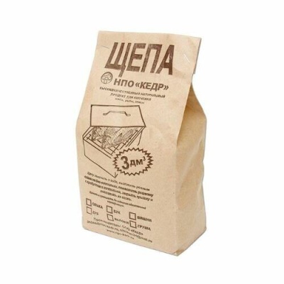 Щепа для копчения Вишня, 3 дм3, упаковка, арт. WK-02