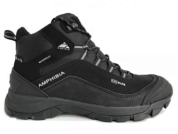 Ботинки мужские  EDITEX AMPHIBIA  W682-01N, теплые, универсальные, черные