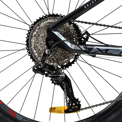 Велосипед COMIRON PREDATOR, 27,5", 11 скоростей, (17 рама), черный неон в Магазине Спорт - Пермь