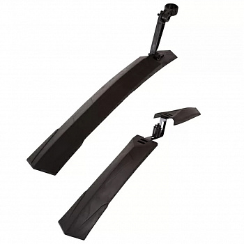 Крылья STG XGNB-034, переднее и заднее, колесо 24-26", пластик , черные.