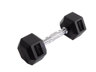 Гантель гексагональная обрезиненная STARFIT DB-301, 4кг в Магазине Спорт - Пермь