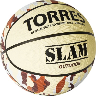 Мяч для баскетбола TORRES Slam, артикул B02067, размер 7