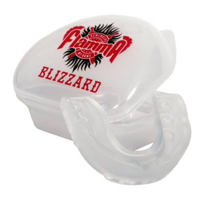 Капа FLAMMA - BLIZZARD COLORLESS с футляром MGF-031tw детская прозрачная в магазине Спорт - Пермь