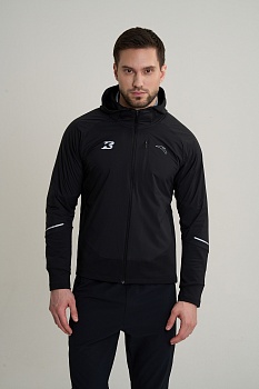 Куртка софтшелл Anta RUNNING Knit Track Top 852615703-3 черный