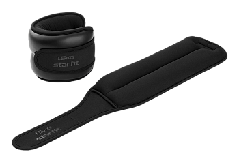 Утяжелители Starfit WT-701, 2 штуки по 1,5кг, черные в Магазине Спорт - Пермь