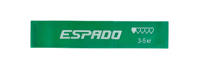 Петля латексная ESPADO ES261, 520*70мм, максимальное сопротивление 3-5 кг, зеленая в Магазине Спорт - Пермь